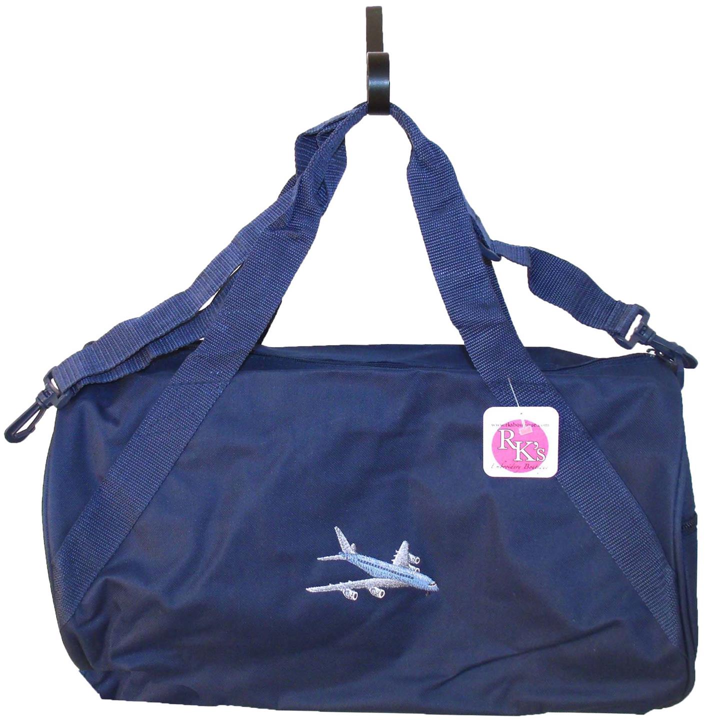 Soaring Commercial Airplane Duffle Gym Bag Travel Duffel Plane Custom