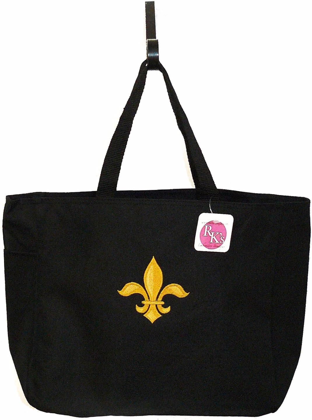 all saints fleur de lis bag