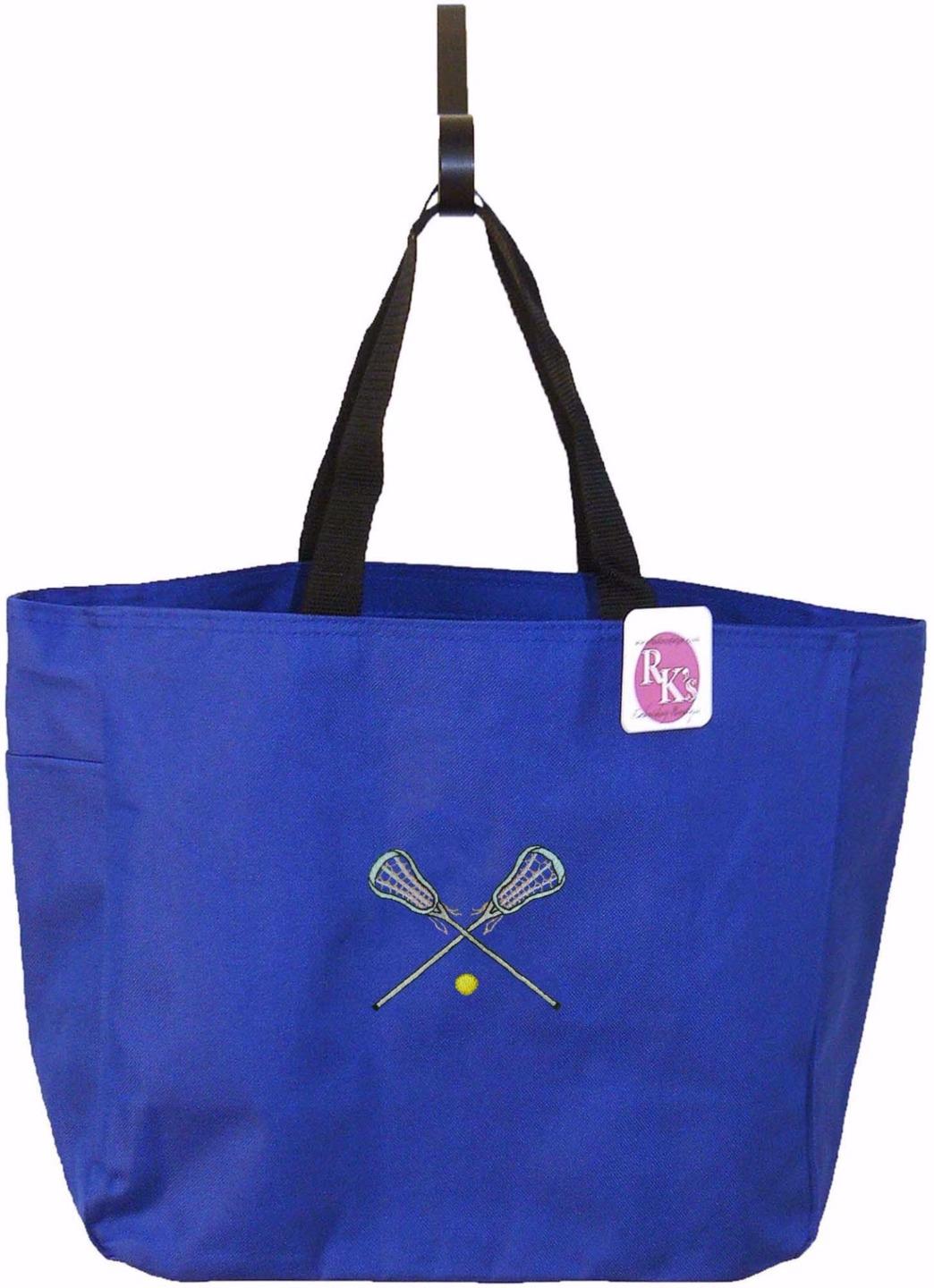 Girls Lacrosse Team Bag + Free Name Monogram Custom Embroidered