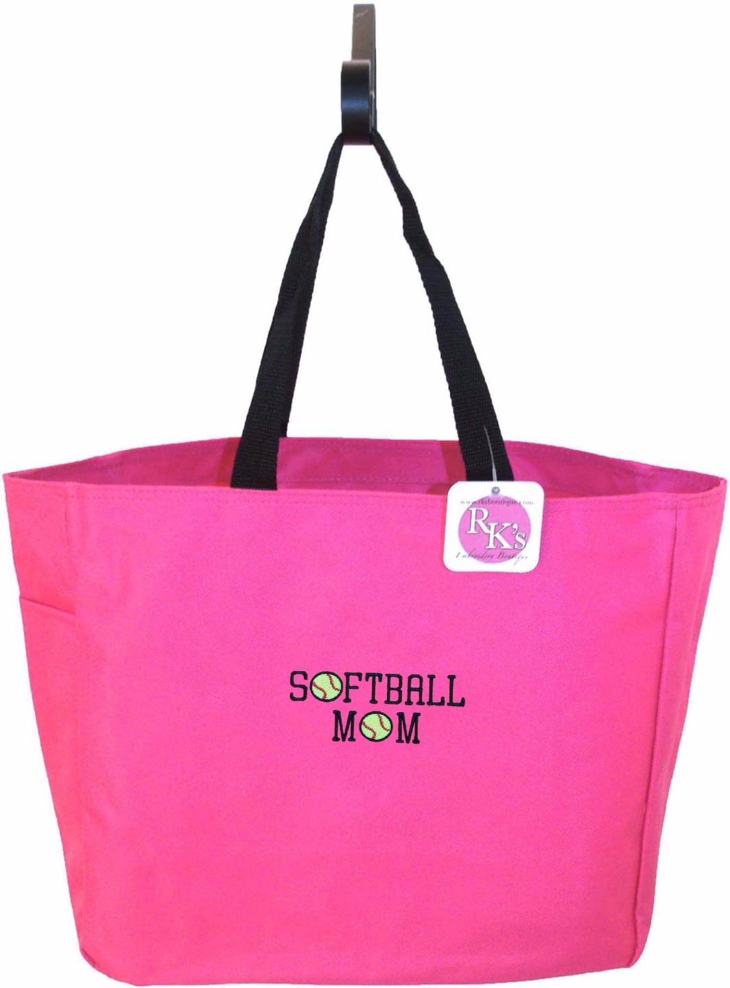Softball Mom Essential Tote Bag Monogram Custom Embroidered NWT eBay