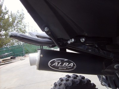 Suzuki LTR 450 Grab Bar Rear Bumper Aluminum Alba Racing 195 T5 L