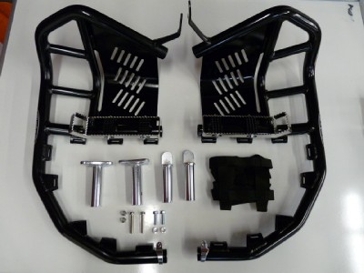 Nerfbars with heel kicks for honda 250r #6