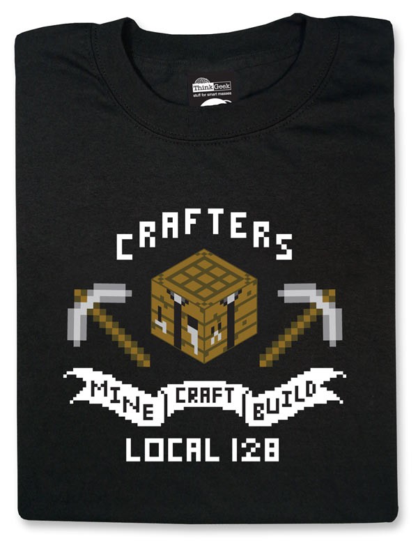 OFFICIAL LICENSED MINECRAFT LOCAL 128  UNION MEN'S T SHIRT SIZE 3XL- LAST ONE!) - Picture 1 of 1