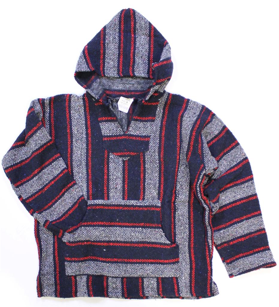 UNISEX JERGA BAJA PONCHO HOODIE DOZENS OF STYLES AND SIZES FREE SHIP