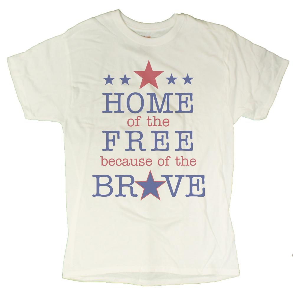land of the free because of the brave shirts
