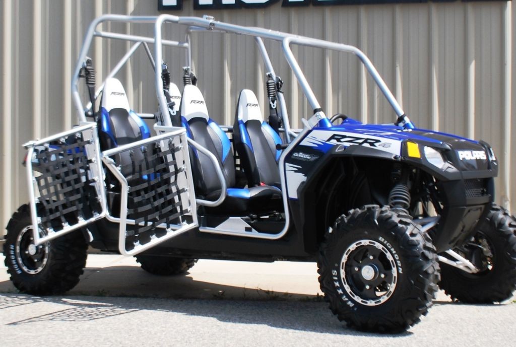 Pro Armor Suicide Doors Silver NETS RZR4 RZR 4 XP900 XP 900 4 2009 2010