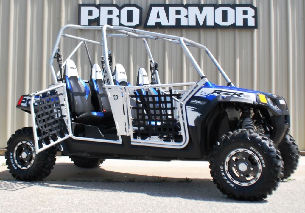 Pro Armor Suicide Doors Silver NETS RZR4 RZR 4 XP900 XP 900 4 2009 2010