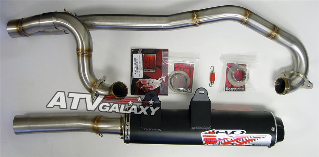 EVO Full Exhaust Pipe Muffler Can Am Outlander 800 2006 2007 2008 2009