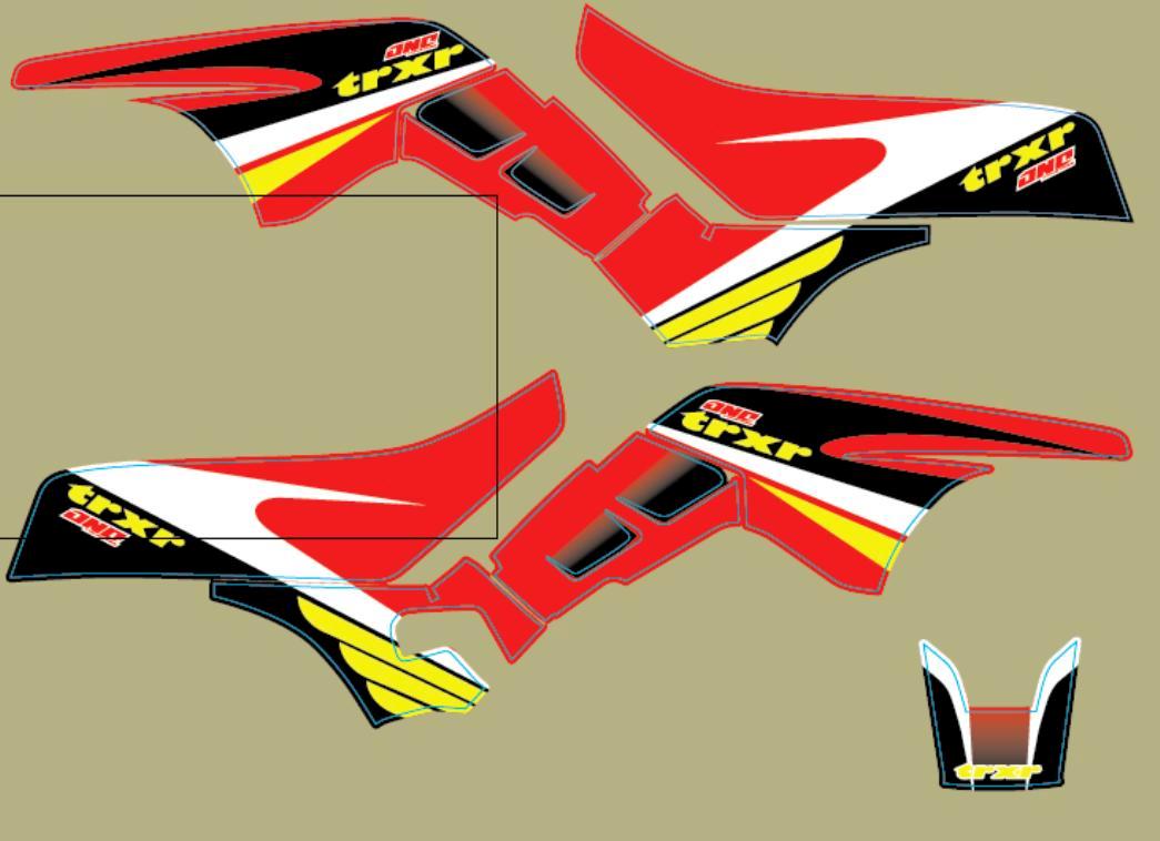 Graphic kits for honda trx250r #3