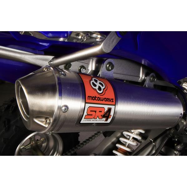 SR4 Aluminum Slip On Exhaust Yamaha Raptor 660 01 02 03 eBay