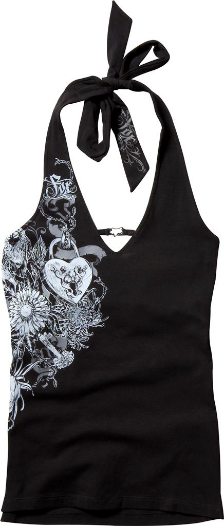 2012-Fox-Riders-Juniors-Girls-BETTER-HALF-Halter-Top-Sleeveless-BLACK-01302