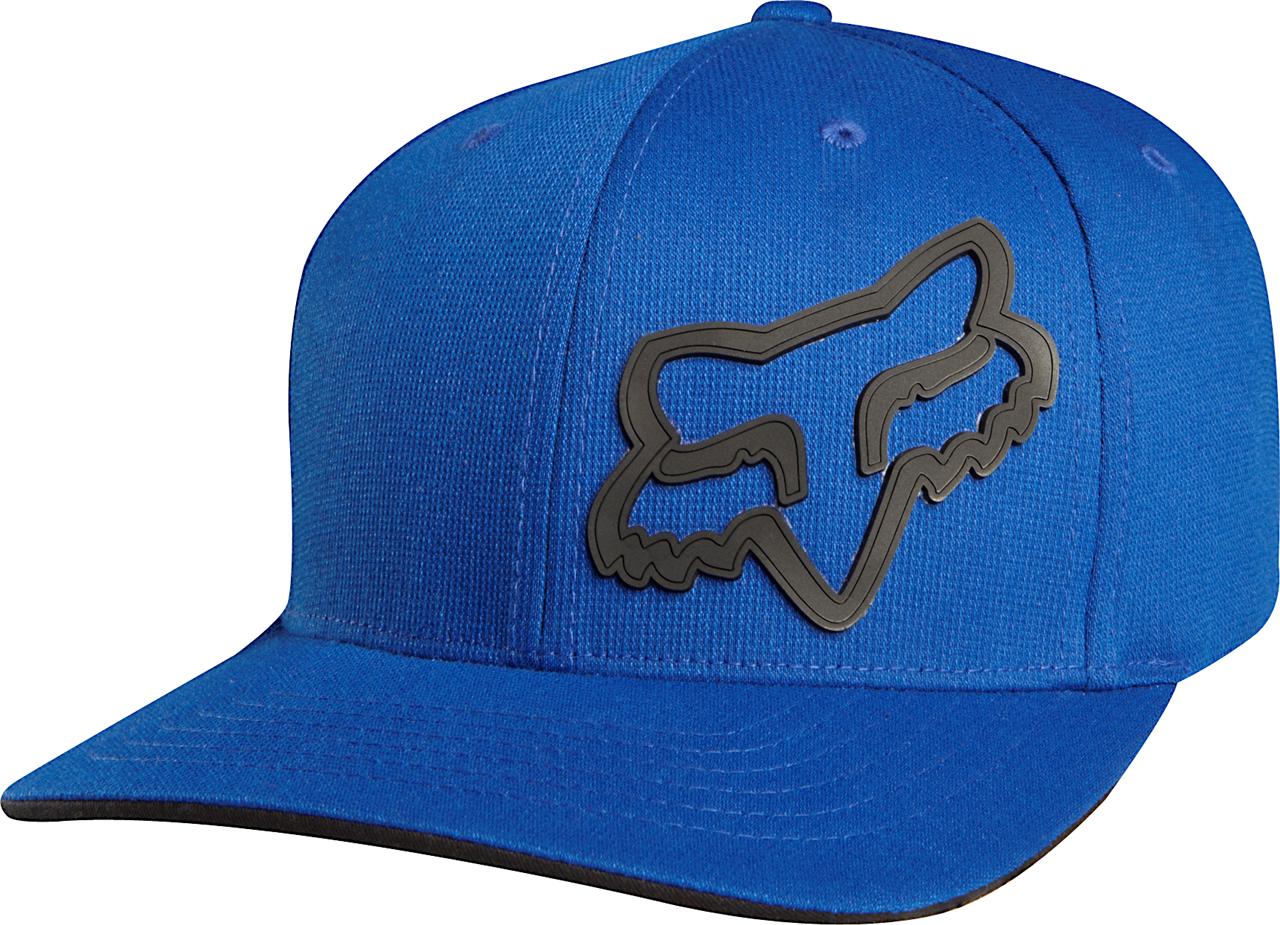 NEW Fox Racing SIGNATURE FlexFit Hat BLUE 68073 Flex Fit Cap Motocross