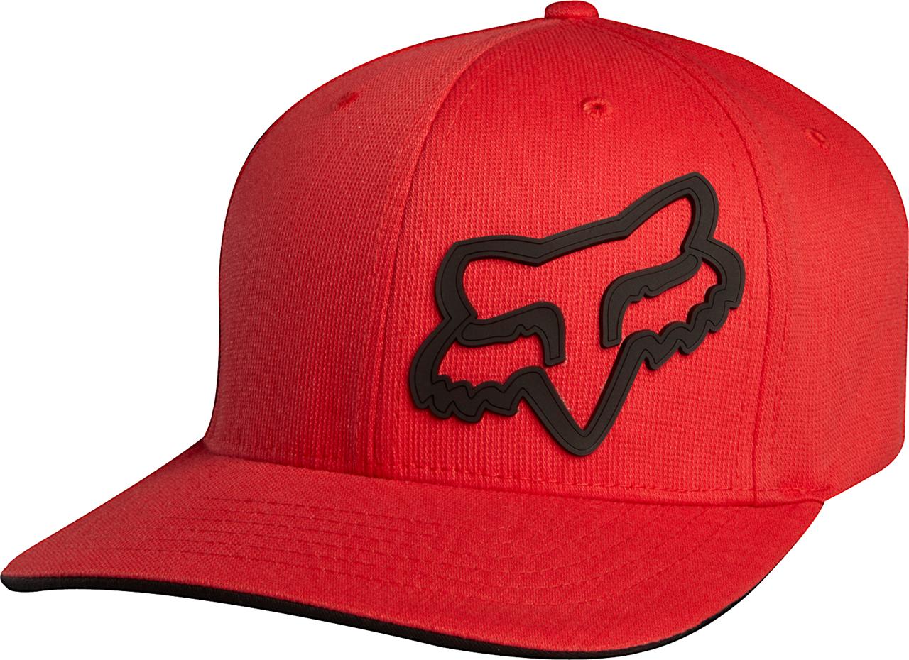 NEW Fox Racing SIGNATURE FlexFit Hat RED 68073 Flex Fit Cap Motocross