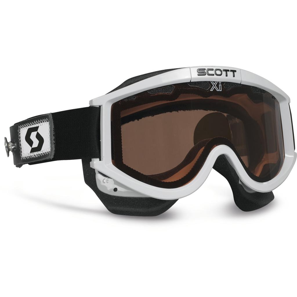 Scott 87 OTG Snowcross SPEED STRAP Goggles WHITE/ROSE Lens ACS 217794