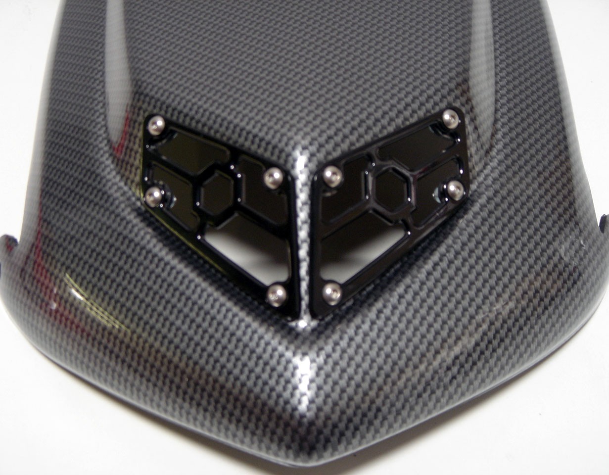Quadtech Carbon Fiber Hood W/Grill Honda TRX450R TRX 450R 450ER 04 05