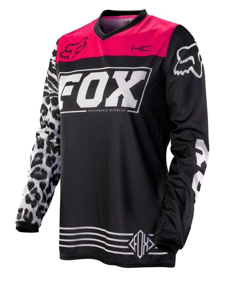2014 Fox Racing Womens HC 180 Jersey BLACK/PINK Fox Riders Motocross 06439-285 | eBay