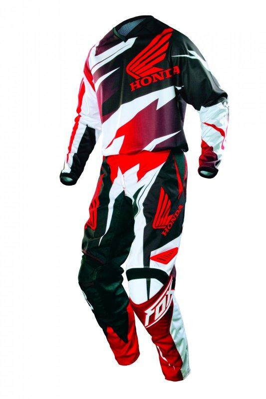 Fox hc honda jersey red #4