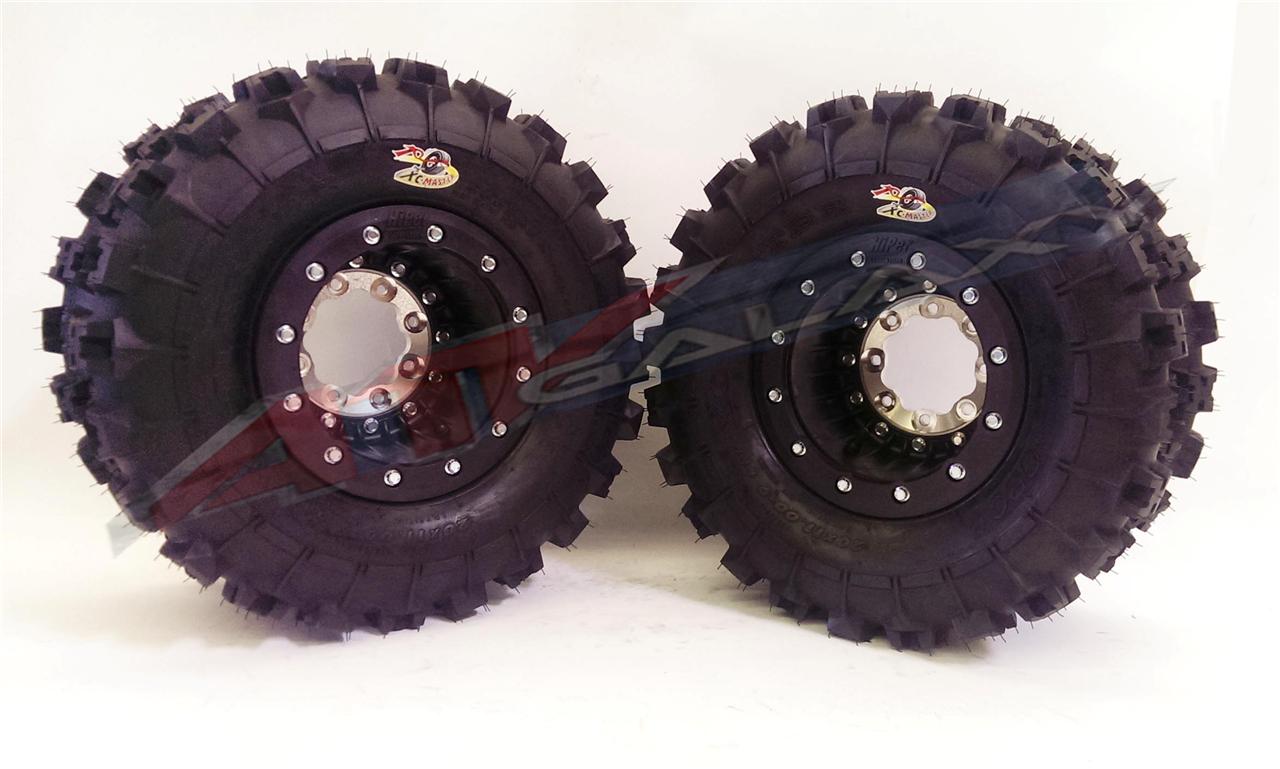 Hiper Tech 3 Beadlock Wheels + GBC XC Master Tires Front/Rear Kit