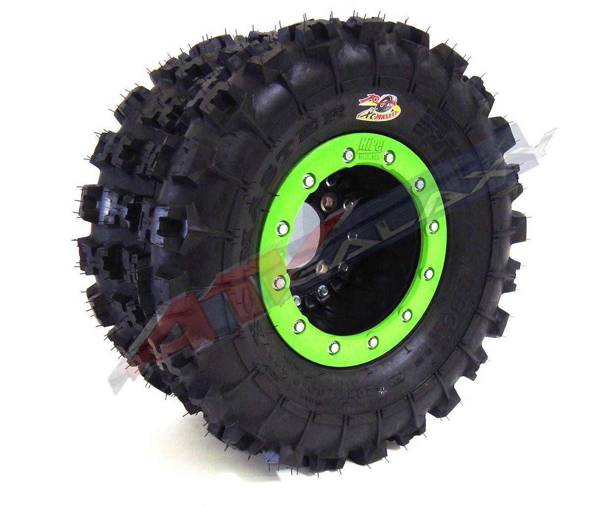 Hiper CF1 Beadlock Wheels GBC XC Master Tires Front/Rear Kit Yamaha