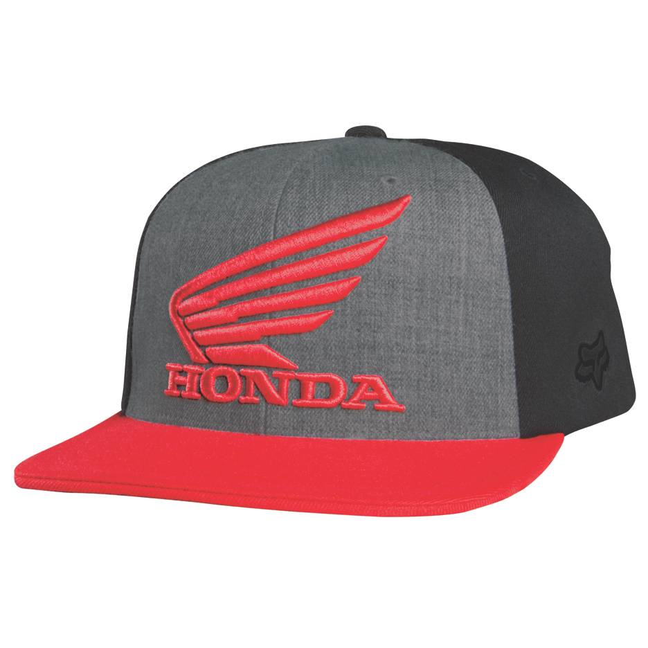 FOX RACING 2014 HONDA PREMIUM FLEXFIT HAT CHARCOAL MX SUPERCROSS ATV
