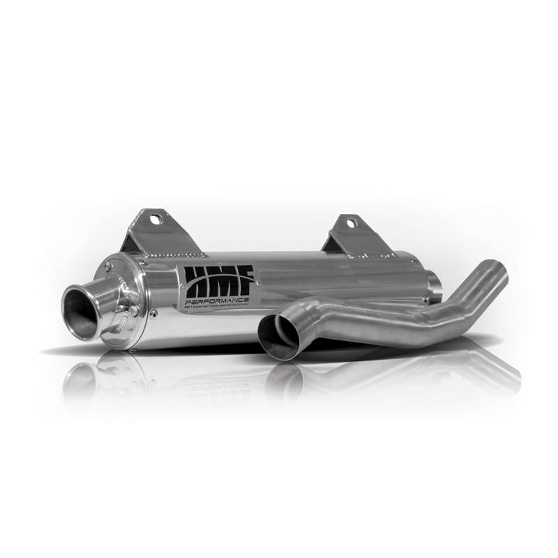 HMF YAMAHA GRIZZLY 600 Brushed Slip On Exhaust Muffler Pipe 1998 1999