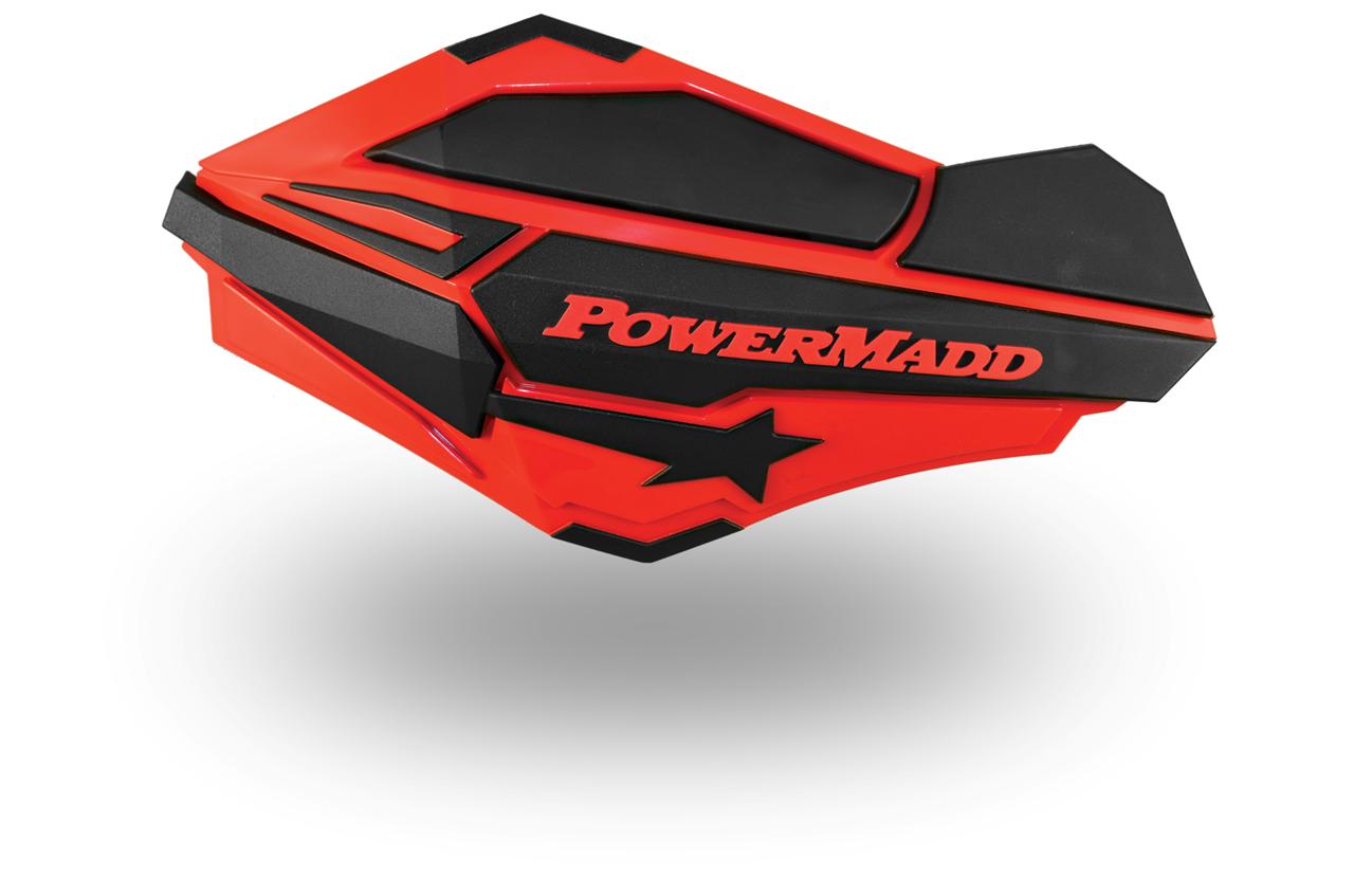 Powermadd Sentinel Handguards Guards Kit Red Snowmobile Snow Ski Doo