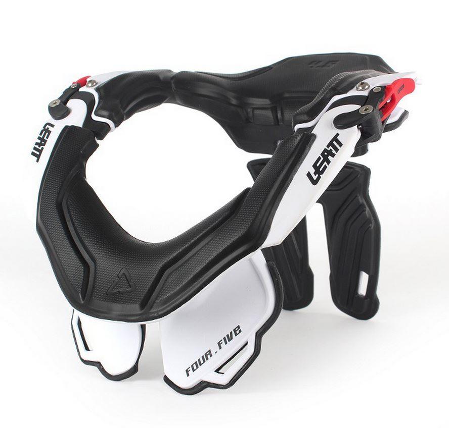 NEW LEATT DBX 4.5 NECK BRACE BIKE MOUNTAIN OFF ROAD SUPPORT WHITE BLACK S/M L/XL