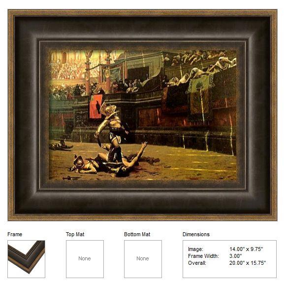 Pollice Verso by Gerome (Classic Rome French art print) | eBay