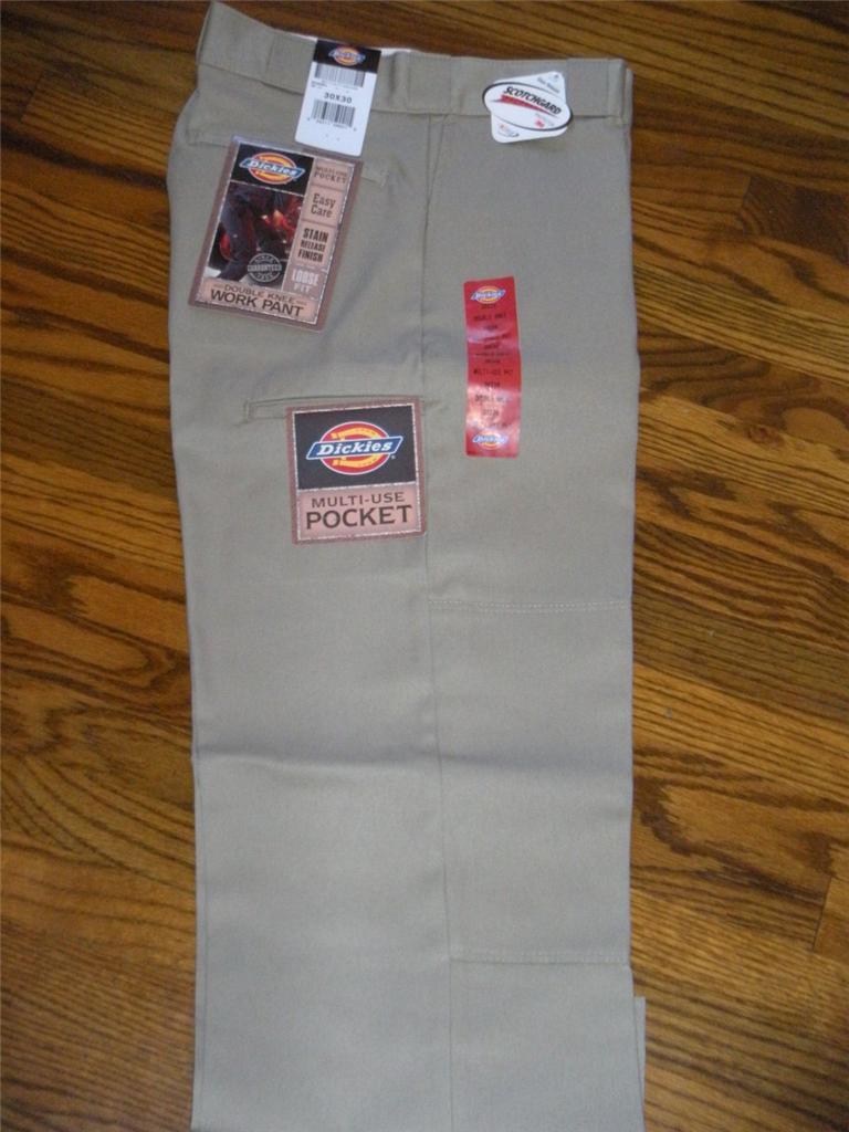 dickies men's loose fit double knee work pant