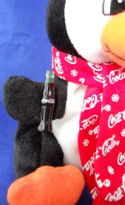 collectible coca cola bean bag plush penguin