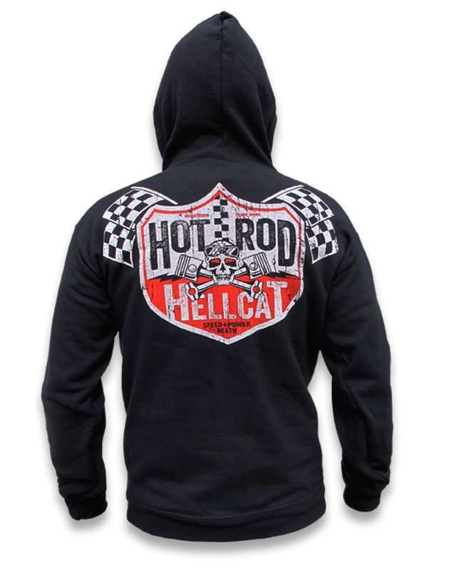 MENS ROCKABILLY HOODIE RETRO HOBO FLEECY JACKET HOTROD HOODY NEW HOT