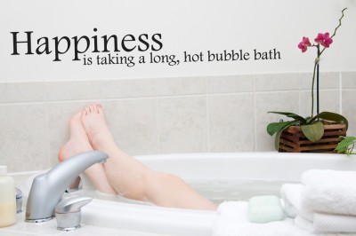 Wall   Bathroom on Bubble Bath Vinyl Wall Art Words Art Lettering Decal   Ebay