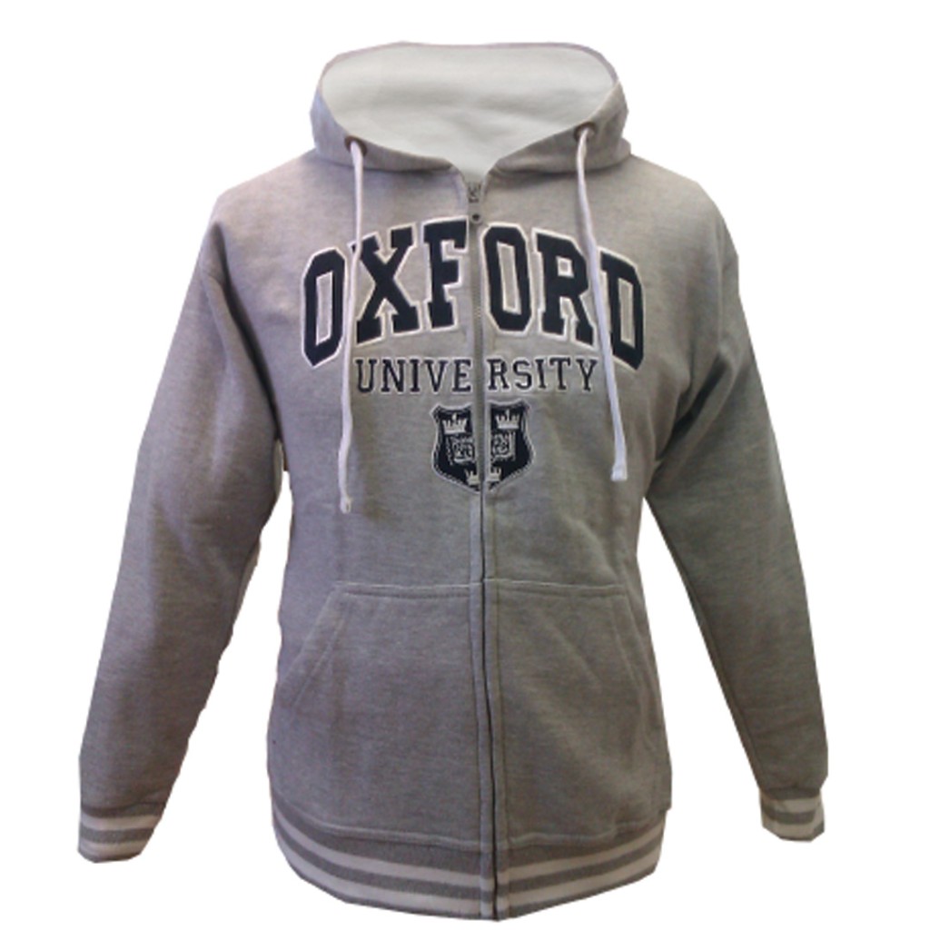 Oxford University Baseball Jacket Hoodie Grey XSXL London Olympics
