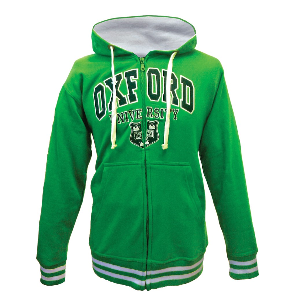 Oxford University Baseball Jacket Hoodie Kelly G XS XL London Olympics