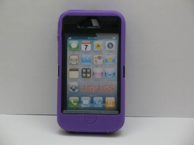 Otterbox Defender Iphone on New Otterbox Defender Purple   Black For Iphone 4   4s   Ebay