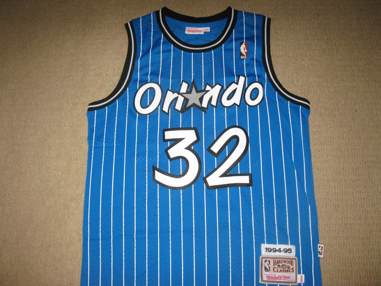 NBA SHAQ ONEAL ORLANDO MAGIC THROWBACK JERSEY SMALL eBay