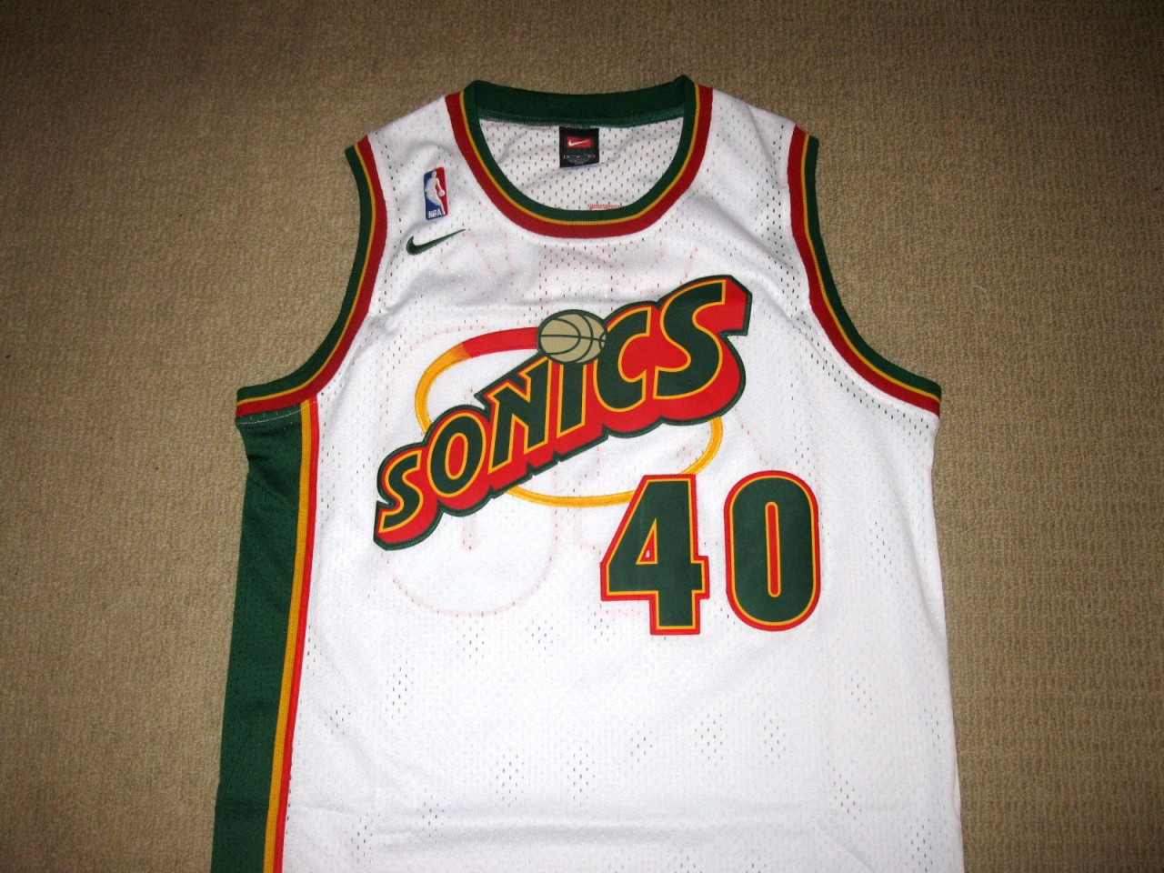 Supersonics westbrook jersey Clearance