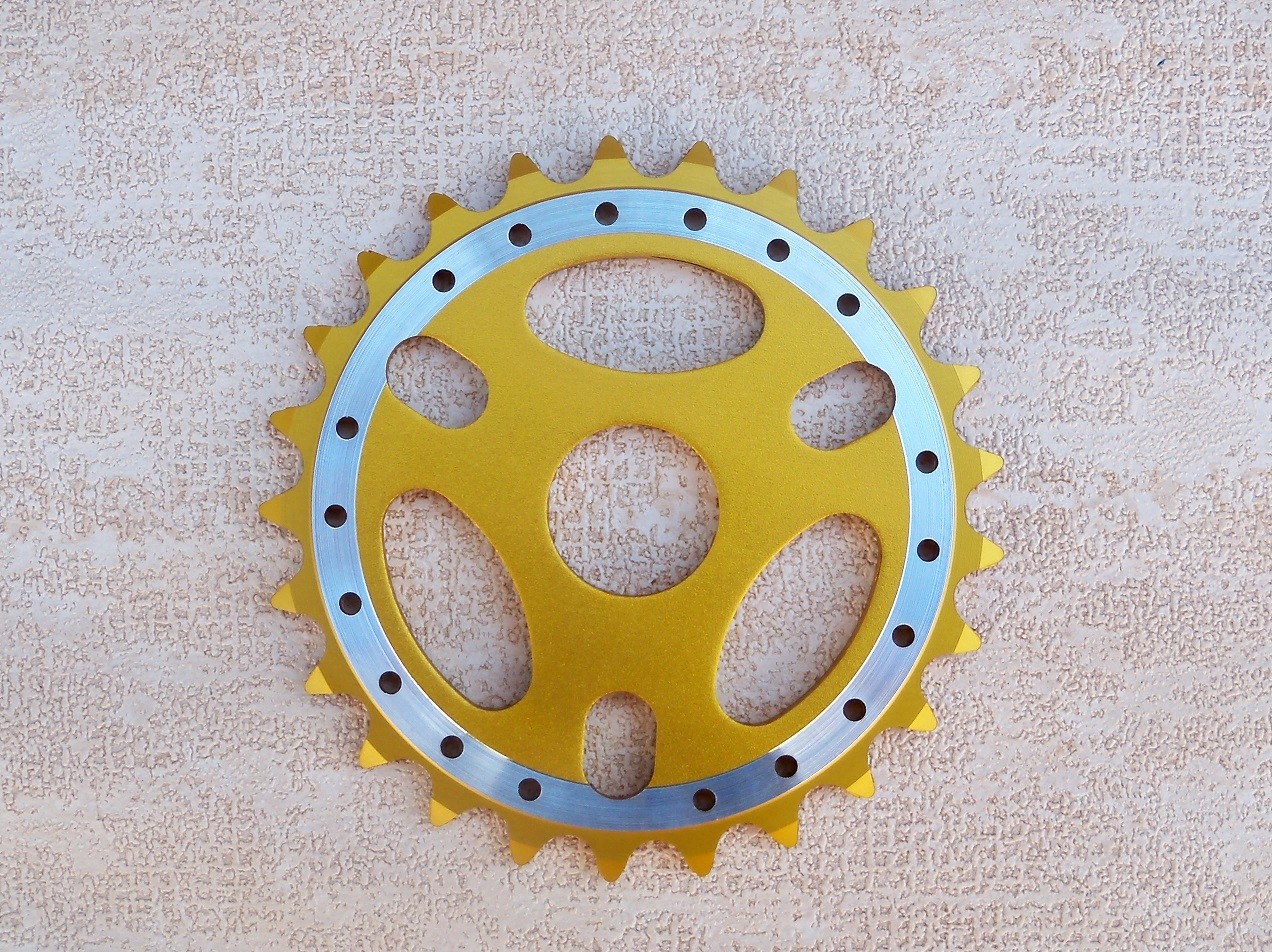 *NEW* 25T Alloy Sprocket Micro Drive BMX Bicycle Chainring AL6061 eBay