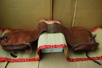 Vintage Leather Saddle Bags on Vintage Western Leather Saddle Bags Hillsworth Nebraska Horse