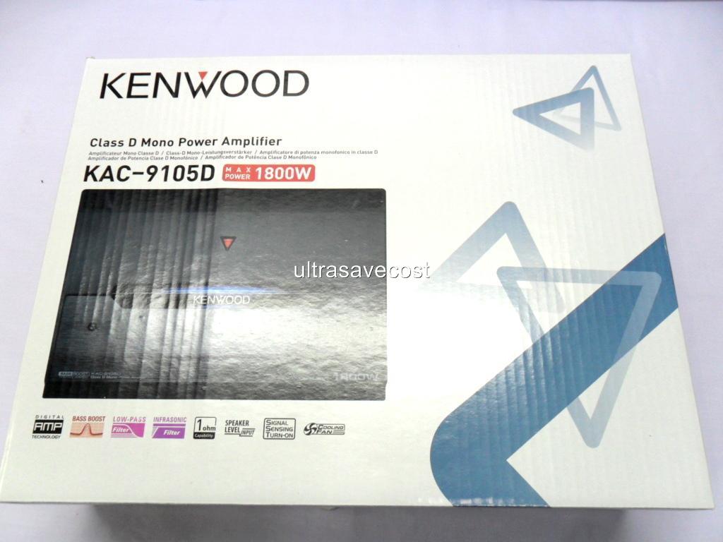 Kenwood KAC9105D Class D Mono Power Amplifier 1800W eBay