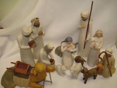 willow tree nativity shepherds