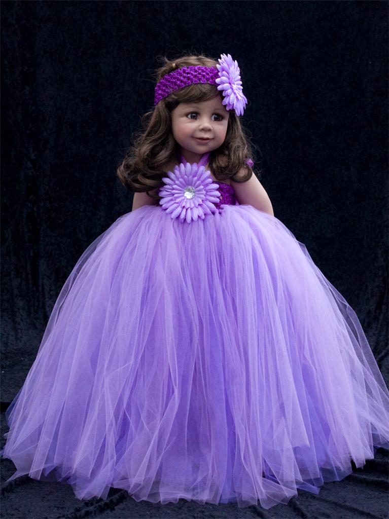 BABY TODDLER TUTU DRESS SKIRT FULL POOFY FLOWER GIRL FAIRY AGE NEWBORN