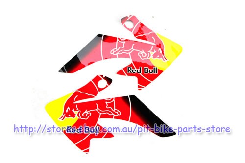 Red bull sticker kits honda #7