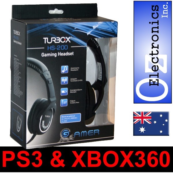 Wireless Ps3 Stereo Headset Mic Playstation 3 Xbox360 Chat