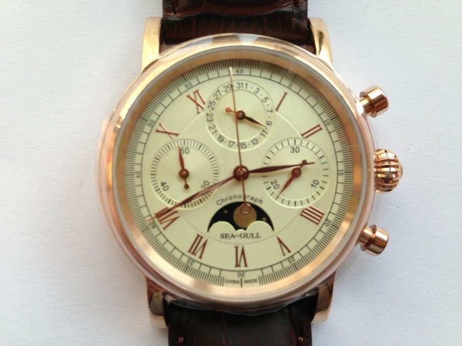Seagull m199s with a different case and dial WatchUSeek Watch Forums
