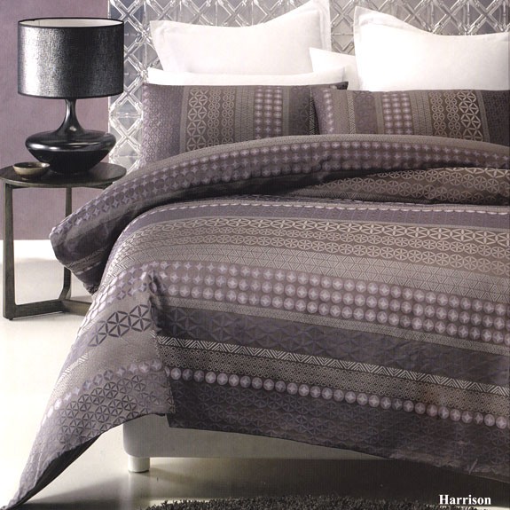 Purple And Grey Duvet Cover The Duvets Harrison Purple Grey Jacquard Queen Quilt Doona Duvet Cover Set