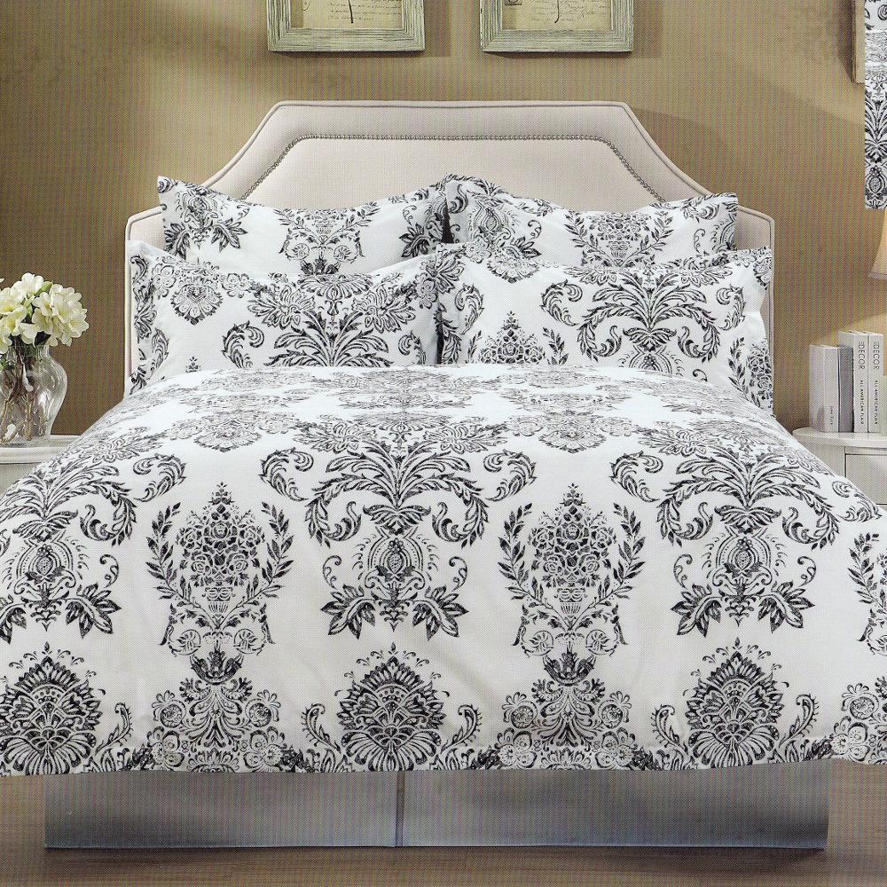 LIREN Grey Black White Printed DOUBLE*QUEEN*KING Quilt Doona Duvet
