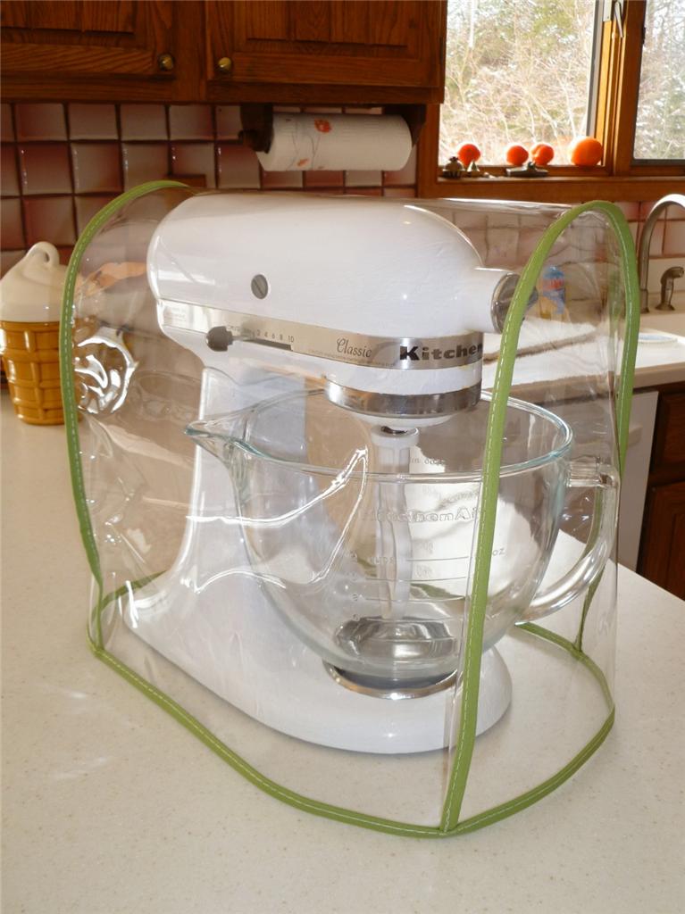 CLEAR MIXER COVER fits KitchenAid TiltHead APPLE GREEN Trim (4.55