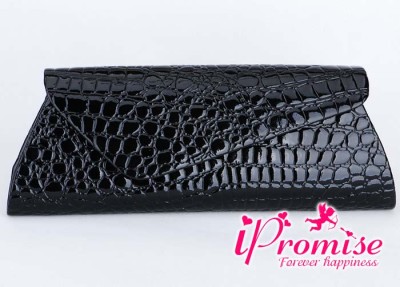 Leather Evening Bags on Black Bridal Patent Leather Evening Wedding Bag 2743 Ebay