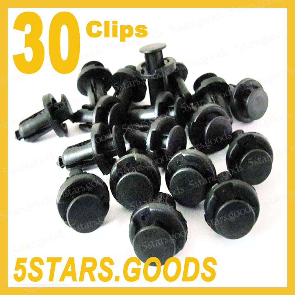 2001 Honda accord front bumper clips #3